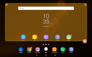 Galaxy S9 orange | Xperia™ Theme screenshot 1