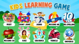 Kids Learning Game Train Brain screenshot 1