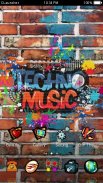 Techno Music C Launcher Theme screenshot 3