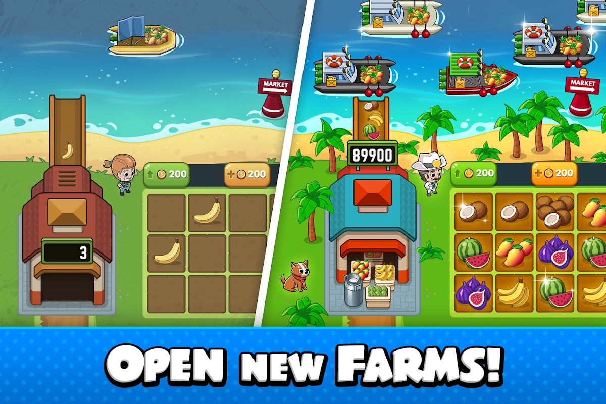 Idle Farm Tycoon - Merge Crops - Загрузить APK для Android | Aptoide