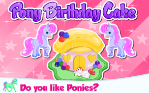 Pony Birthday Cake screenshot 0