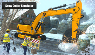 Snow Cutter Excavator Simulator 2020 screenshot 5