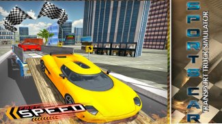 Sports Car Transport Truck Sim screenshot 11