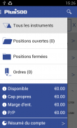 Plus500 : trading de CFD sur devises et actions screenshot 2