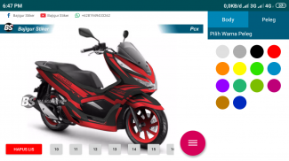 Modifikasi cat, skotlet & stiker motor pcx screenshot 0