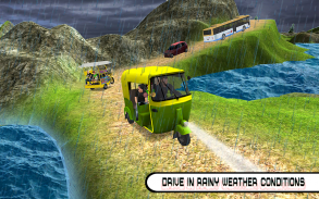 Offroad Chingchi Rickshaw Tuk Tuk Driver 2018 screenshot 3