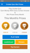 Cricket Quiz Win Prizes screenshot 1