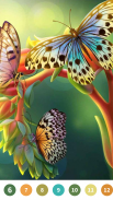 Butterfly Paint by Number Game screenshot 3