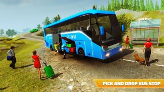 Offroad Bus Hill Driving Sim: Mountain Bus Racing screenshot 9