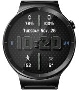 Chrome Leather HD Watch Face screenshot 8