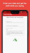 Yield Calculator screenshot 1