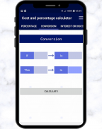 Cost and Percentage Calculator screenshot 2