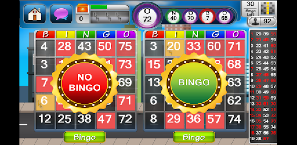 Bingo juego gratis