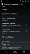Bluetooth Phonebook screenshot 1