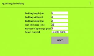 Construction calculator screenshot 11