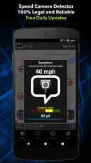 radarbot free speed camera detector speedometer screenshot 1