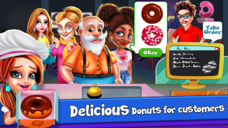 My Donut Truck -  Girls Cooking Cafe Kitchen Games screenshot 4