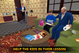 Virtual Grandpa Simulator Happy Family Games screenshot 7