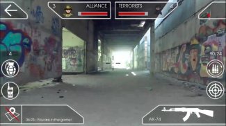 Hybrid War : Jogo de tiro na realidade aumentada screenshot 0