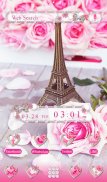 Lovely Theme Roses & Paris screenshot 4