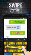 Yellow Graffiti Wall Keyboard screenshot 3