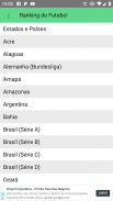 Ranking do Futebol screenshot 1