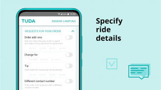 TUDA — order a ride screenshot 1