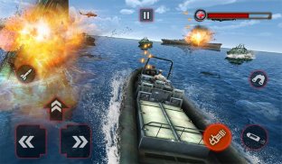 D-Day World War Naval Game screenshot 3