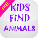 Kids Find Animals Icon