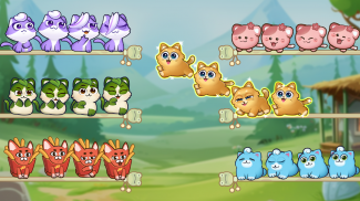 猫の並べ替えパズル: 可愛いペット ゲーム screenshot 8