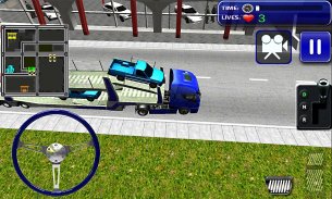 Car Transporter Parking 3D screenshot 1