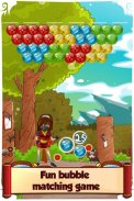 Ninja Shuriken Saga Bubble Shooter screenshot 1