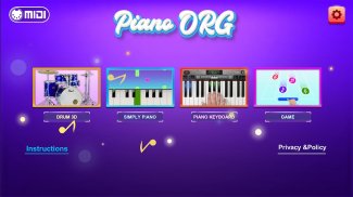 Piano ORG : Play Real Keyboard screenshot 12