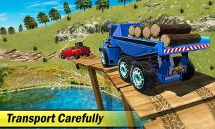 Offroad Pickup Truck Cargo Transport Truck Driver screenshot 4