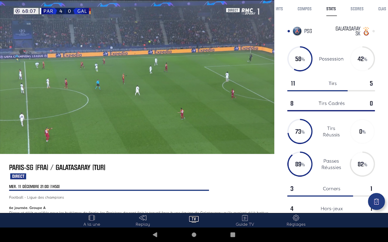 RMC Sport para Android - Baixe o APK na Uptodown