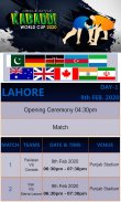 Kabaddi WorldCup Schedule 2020 screenshot 0