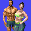 3D Home Workout(pushups,squats,situps,pullups) Icon