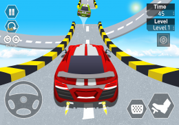 Extreme Car Stunts 3D free : Car GT Racing Ramp screenshot 1