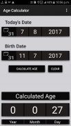 Simple Age Calculator screenshot 0