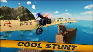 Crazy Beach Bike Stunts Sim 3D screenshot 8