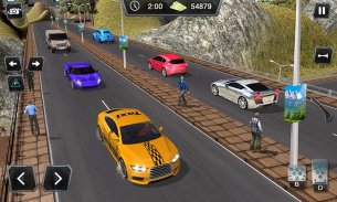 टैक्सी चालक 3डी ड्राइविंग खेल screenshot 0