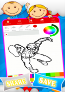 Coloring spiderman Games screenshot 4