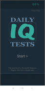 Daily IQ Tests screenshot 0