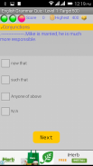GRAMMAR QUIZ GAME screenshot 3