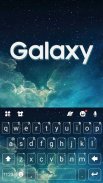 ثيم لوحة المفاتيح Simple Galaxy screenshot 0