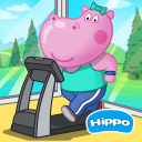 Fitness Games: Hippo Trainer Icon