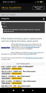 Komatsu parts online - Original and Aftermarket screenshot 7