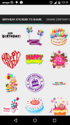 Happy Birthday Chat stickers screenshot 1