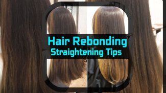 Hair Rebonding Straightening Tips screenshot 0