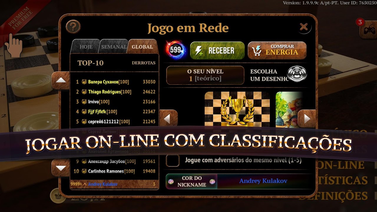 PlayOk Damas Online - Jogos Selecionados APK (Android Game